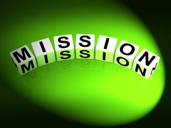 Mission Dice Show Mission Strategies and Goals