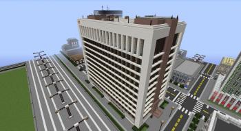 Minecraft - Building Timelapse 10 [Modern Office Block] - YouTube