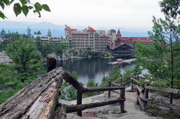 Mohonk Mouintain House Resort and Mohonk Lake