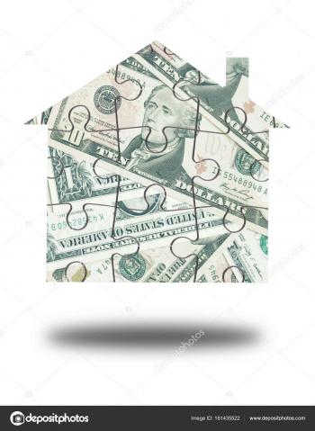 Money house jigsaw — Stock Photo © nupix #161435522
