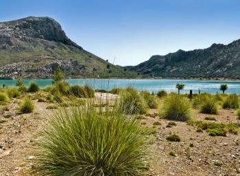 Mountain lake in Mallorca