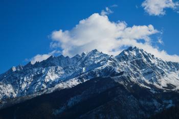 Mountain Under Blue Sky
