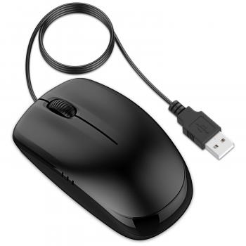 Amazon.com: JETech 3-Button Wired USB Optical Mouse Mice (Black ...