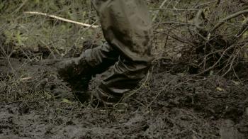 A muddy feet stepping on the mud Stock Video Footage - Videoblocks