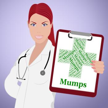 Mumps Word Indicates Poor Health And Afflictions