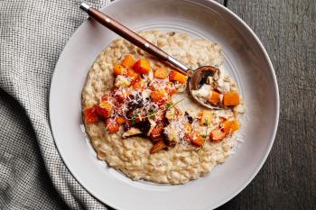 Sunflower Seed "Risotto" With Squash and Mushrooms recipe ...