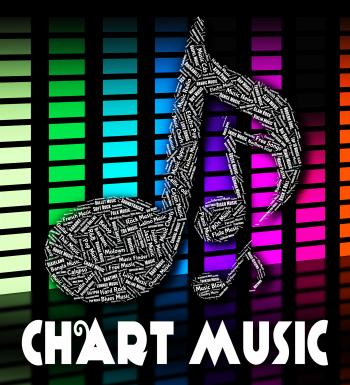 Music Charts Shows Sound Tracks And Harmonies
