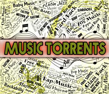 Music Torrents Shows Sound Track And Data
