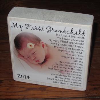 First Grandchild Poem for GRANDMA by WasteNotRecycledArt on Etsy ...