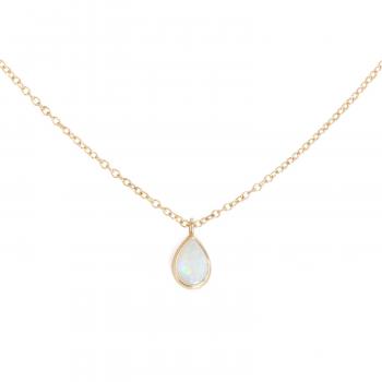 Catbird, Opal Teardrop Necklace