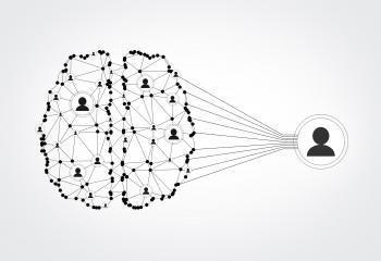 Network of People - Brain Wired to Be Social