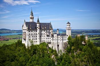 White and Gray Castle on Forest · Free Stock Photo