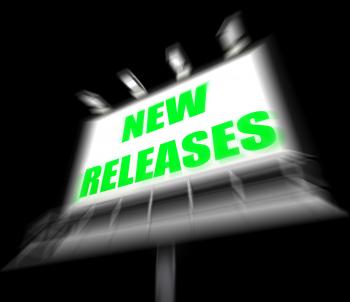 New Releases Sign Displays Now Available or Current Product