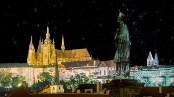 Sightseeing Prague at Night