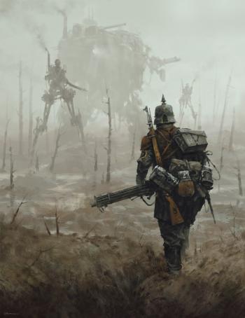 ArtStation - 1920 - no man's land, Jakub Rozalski