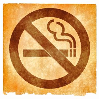 No Smoking Grunge Sign