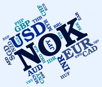 Nok Currency Indicates Norway Krone And Currencies