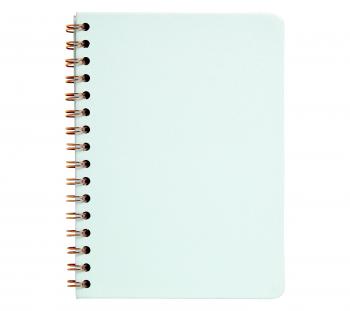 A5 LEATHER SPIRAL NOTEBOOK: MINT