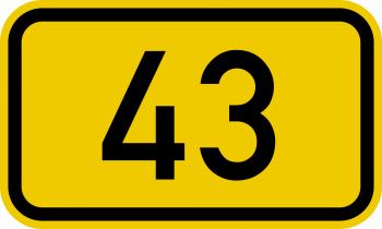 File:Bundesstraße 43 number.svg - Wikimedia Commons