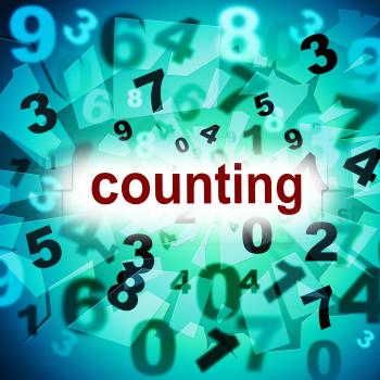Numbers Counting Represents One Two Three And Learn