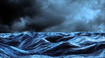 music for peaceful dream - ocean waves rain thunder - YouTube