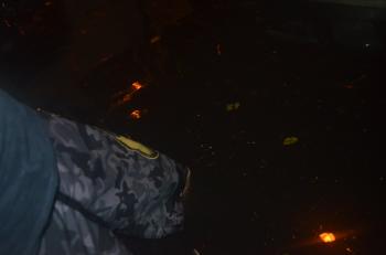 October 15 night 4.0 ft tide plus rain water over knee high