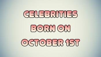 Celebrities born on October 1st - YouTube