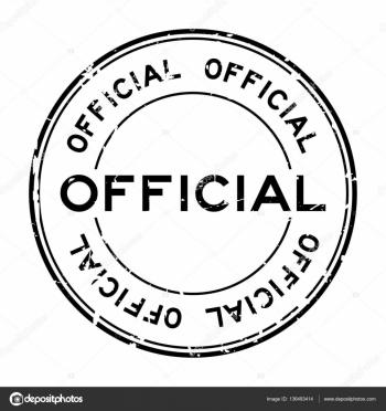 Grunge black official round rubber stamp for business — Stock Vector ...
