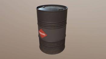 55 Gallon Oil Drum 3D Model
