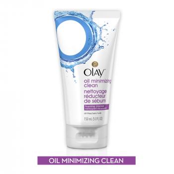 Olay Oil Minimizing Clean Foaming Face Cleanser, 5.0 fl oz (150 mL ...
