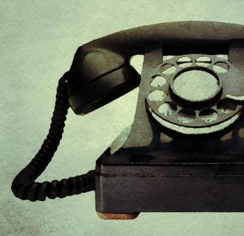 old black phone – ACROSS THE BORED
