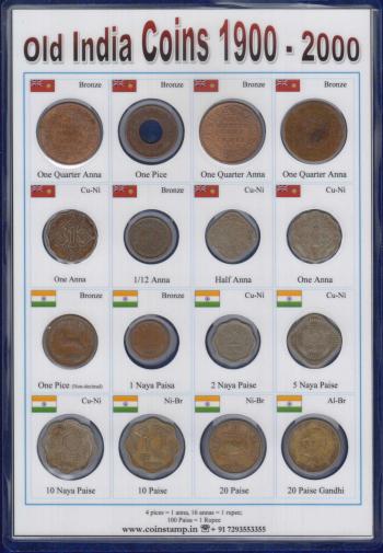 Old India Coins from 1900 - www.coinstamp.in