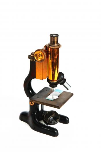 Old fashion microscope