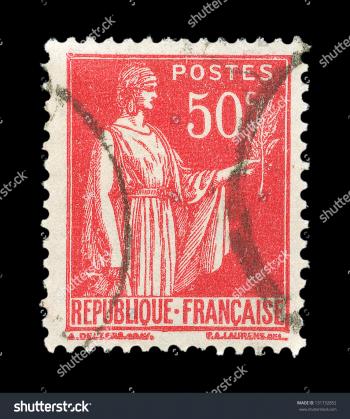 France Circa 1932 Stamp Printed France Stock Photo (Royalty Free ...