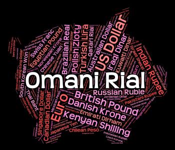 Omani Rial Shows Worldwide Trading And Broker