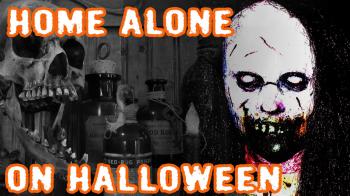 1 TERRIFYING Home Alone On Halloween Story - YouTube