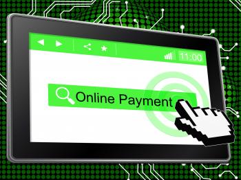 Online Payment Means World Wide Web And Paying