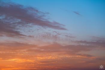 Blue Orange Sky Background - High-quality Free Backgrounds