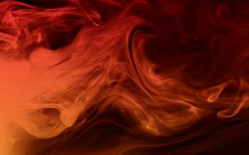 Orange Smoke Background.