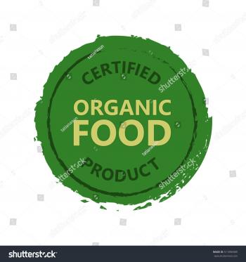 Organic Food Badge Label Vector Farm Stock Vector HD (Royalty Free ...