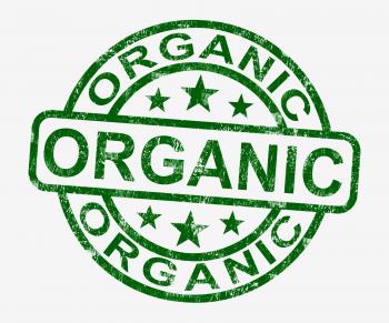 Organic Stamp Shows Natural Farm Food