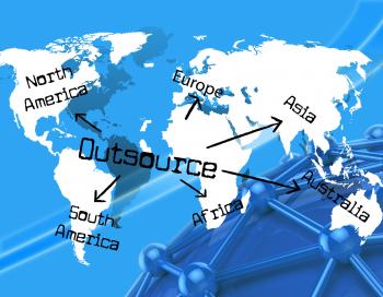 Outsource Worldwide Indicates Independent Contractor And Earth
