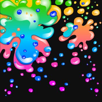 Paint Splatter Background
