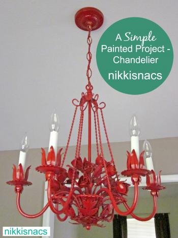Painted Chandelier Simple - closdurocnoir.com