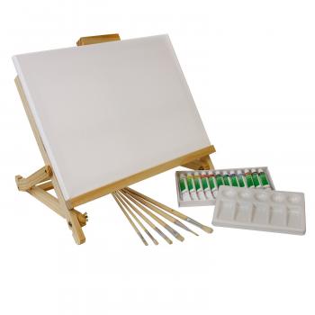 Amazon.com: US Art Supply 21-Piece Acrylic Painting Table Easel Set ...