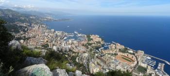 Panorama - Monaco from Tete de Chien