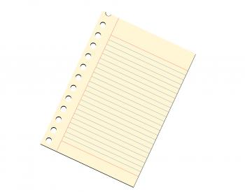 Ruled Note Paper Free Stock Photo - Public Domain Pictures