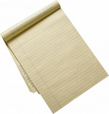Recycled Lined Paper Sheet transparent PNG - StickPNG