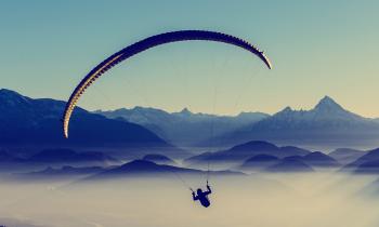 Paragliding! Up is Good