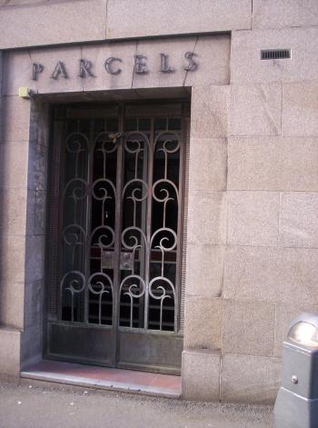 Parcels Entrance